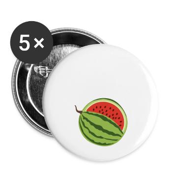 Don t eat watermelon seeds funny pregnancy announc - Buttons large 2.2'' (5-pack) - white