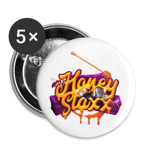 Honey Staxx - Buttons large 2.2'' (5-pack)