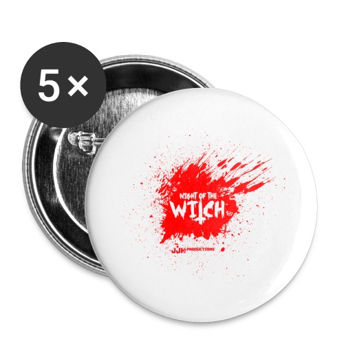 Night of the Witch Splatter Logo - Buttons large 2.2'' (5-pack)