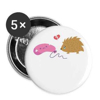 Some Love Is Not Meant To Be Broken Hearted - Buttons large 2.2'' (5-pack) - white