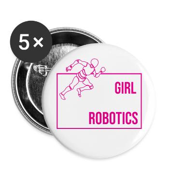 Jesus Robotics - Buttons large 2.2'' (5-pack) - white