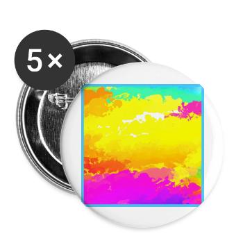 Trendy and Timeless Clouds Patterns Art - Buttons large 2.2'' (5-pack) - white