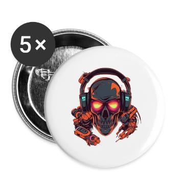 Futuristic Tech Our Cutting Edge Design - Buttons large 2.2'' (5-pack) - white