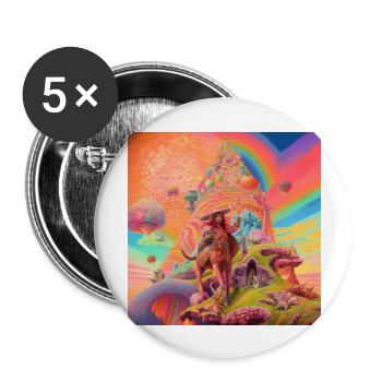Acid Trip - Buttons large 2.2'' (5-pack) - white