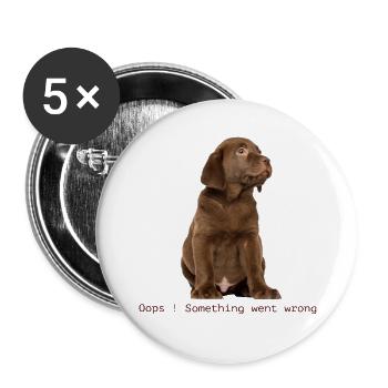 Adobe Express - Buttons large 2.2'' (5-pack) - white