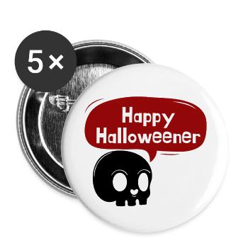 Happy Halloweener aesthetic - Buttons large 2.2'' (5-pack) - white