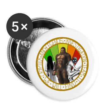 C.L.I.T logo - Buttons large 2.2'' (5-pack) - white