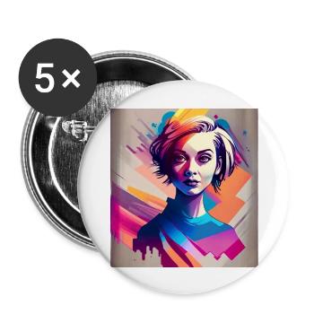 National Daughters Day - Buttons large 2.2'' (5-pack) - white
