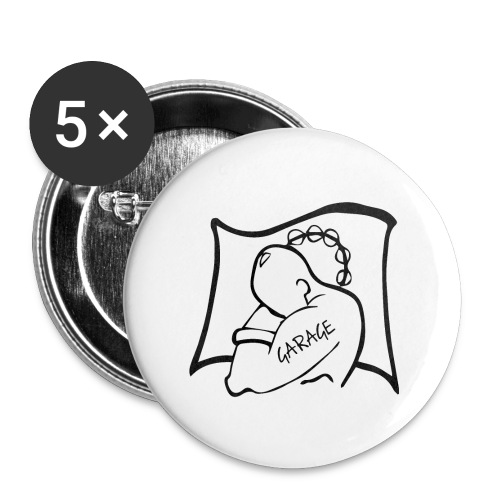 NYC Pop Art Paradise Garage - Buttons large 2.2'' (5-pack)
