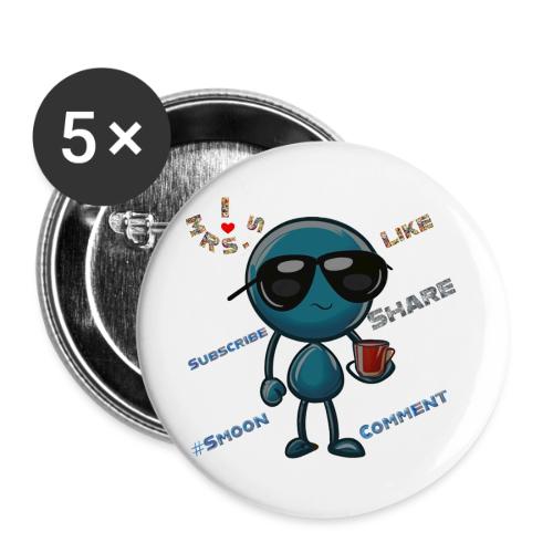 Smoon City 2_I heart Mrs S - Buttons large 2.2'' (5-pack)