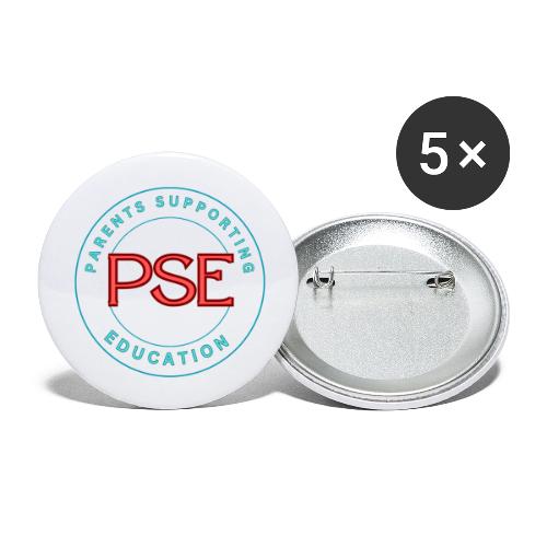 Parents Supporting Education Logo - Buttons large 2.2'' (5-pack)