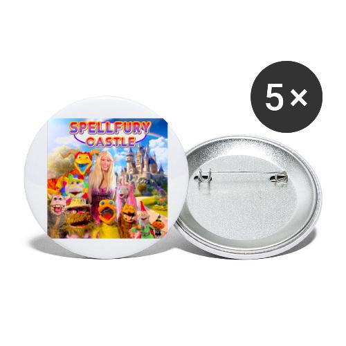 SPELLFURY CASTLE - Buttons large 2.2'' (5-pack)