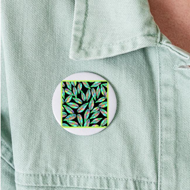Radiant Neon Leaves Artful Glow