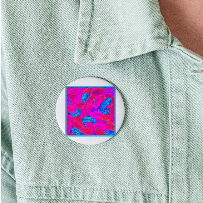 Vibrant Neon Leaves Artful Elegance