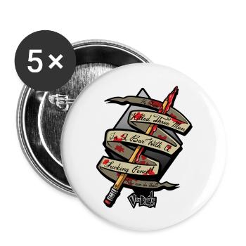 John Wick Pencil - Buttons large 2.2'' (5-pack) - white