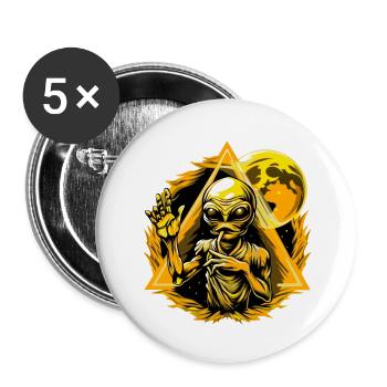 IlluminEt74 - Buttons large 2.2'' (5-pack) - white
