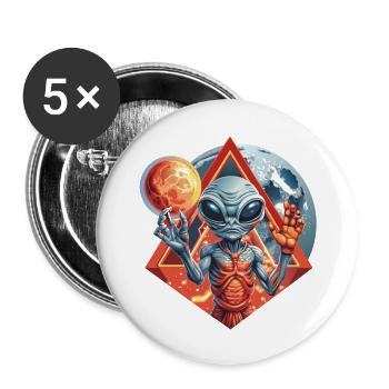 IlluminET103 - Buttons large 2.2'' (5-pack) - white