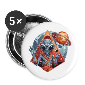 IlluminET106 - Buttons large 2.2'' (5-pack) - white