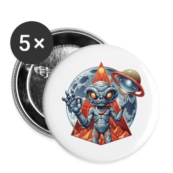 IlluminET107 - Buttons large 2.2'' (5-pack) - white