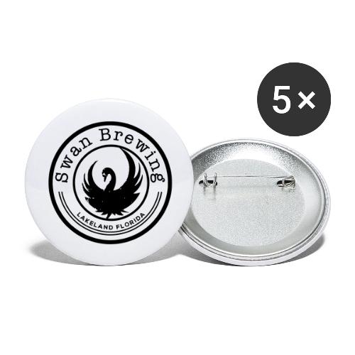 Classic Swan Brewing Logo - Buttons large 2.2'' (5-pack)