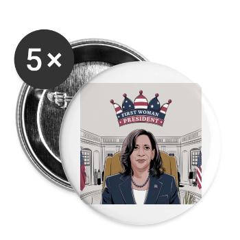 Vote for Kamala - Buttons large 2.2'' (5-pack) - white