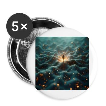 The Ocean of Consciousness - Buttons large 2.2'' (5-pack) - white