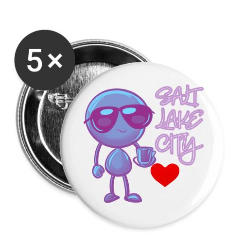 Smoon City 19 Salt Lake City - Buttons large 2.2'' (5-pack)