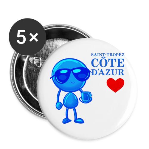 Smoon City_Saint Tropez Côte d'Azur - Buttons large 2.2'' (5-pack)