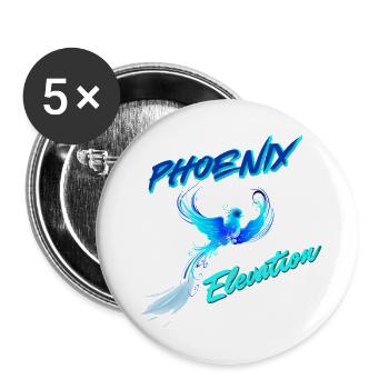 Phoenix Elevation - Buttons large 2.2'' (5-pack) - white