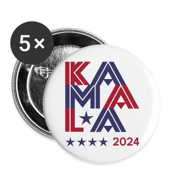 Kamala 2024 - Buttons large 2.2'' (5-pack) - white