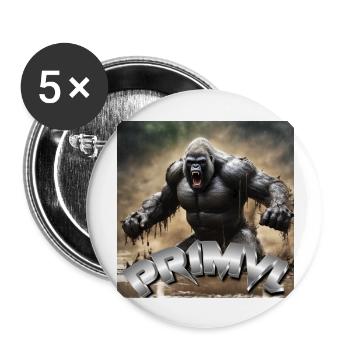 Out the mud 2 - Buttons large 2.2'' (5-pack) - white