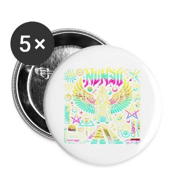 Anunakiz Celestial Enki Guardian - Buttons large 2.2'' (5-pack) - white