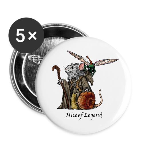 Mice of Legend - Druid Mouse - Buttons large 2.2'' (5-pack)
