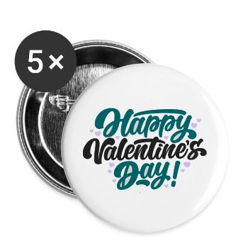 "T-shirt weather is the best weather." - Buttons large 2.2'' (5-pack) - white