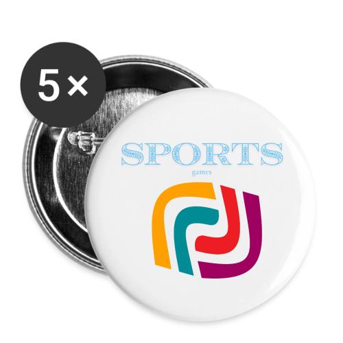 Sports - Buttons large 2.2'' (5-pack)