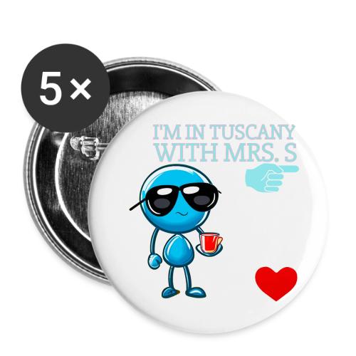 Smoon City_I'm in Tuscany with Mrs. S - Buttons large 2.2'' (5-pack)