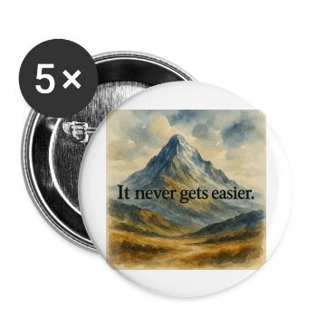 Endless Challenge - Buttons large 2.2'' (5-pack) - white