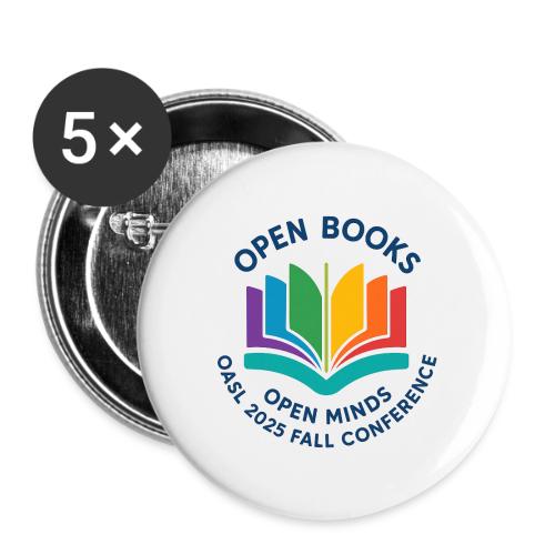 OASL Fall 2025 Logo transparent - Buttons large 2.2'' (5-pack)