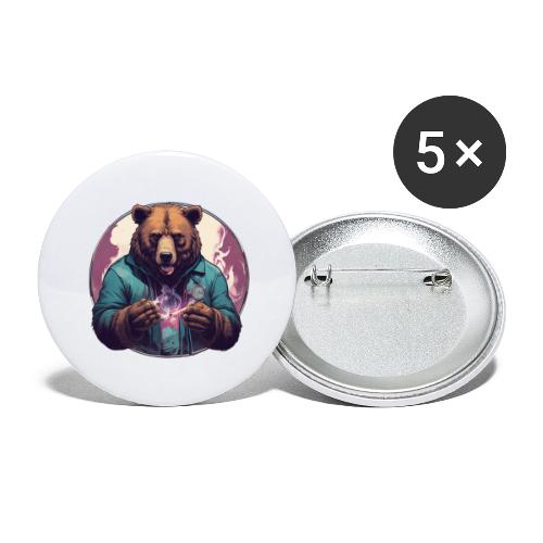 Magical Bear - Buttons large 2.2'' (5-pack)