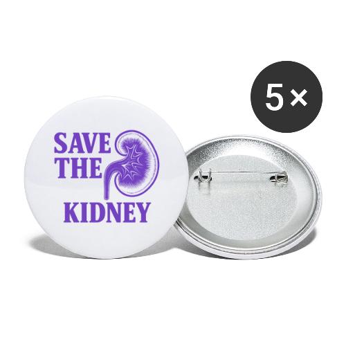 Save the kidney - Buttons large 2.2'' (5-pack)