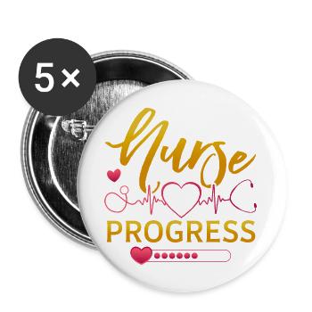 Future Nurse – Inspirational Nursing Student - Buttons large 2.2'' (5-pack) - white