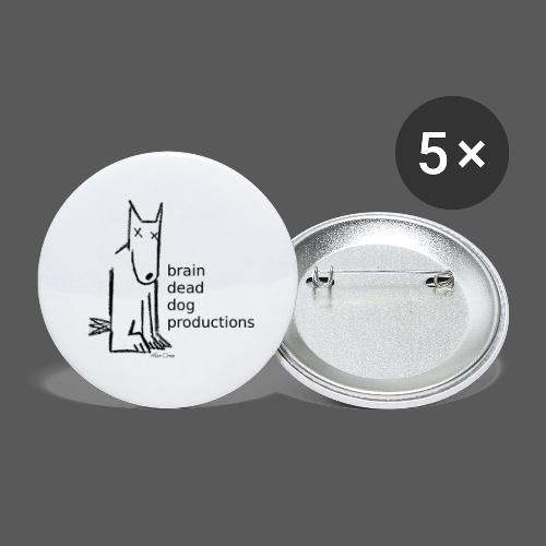 Brain Dead Dog Productions - Buttons large 2.2'' (5-pack)