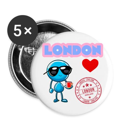 Smoon City_London - Buttons large 2.2'' (5-pack)