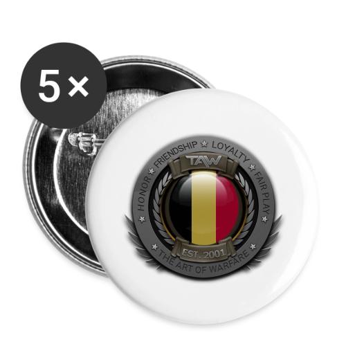 TAW SEAL flags Belgium - Buttons large 2.2'' (5-pack)