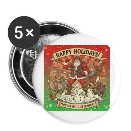 taw santa - Buttons large 2.2'' (5-pack)