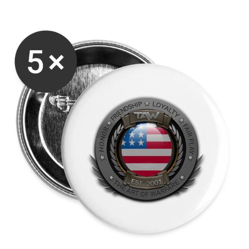 TAW SEAL flags USA - Buttons large 2.2'' (5-pack)