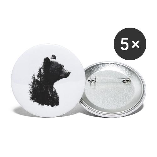 Forest Within the Bear - Buttons large 2.2'' (5-pack)