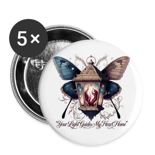Guiding Light Eternal Flame Lantern Romance Gifts - Buttons large 2.2'' (5-pack)