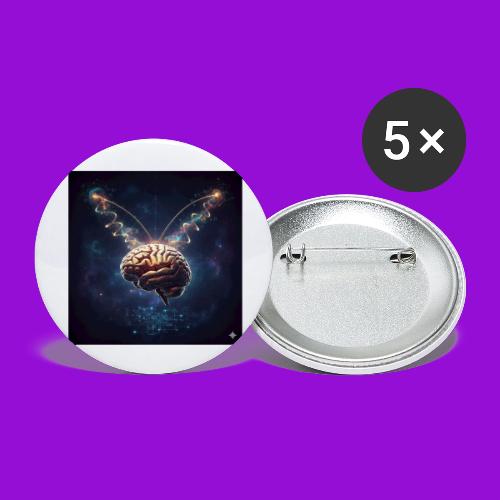 BrainTeas - Buttons large 2.2'' (5-pack)