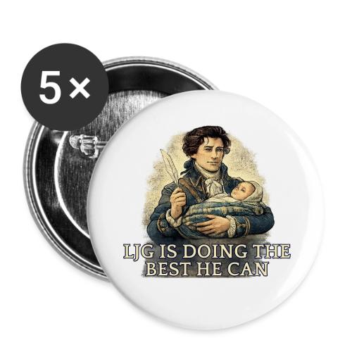 Lord John Is Doing His Best - Buttons large 2.2'' (5-pack)